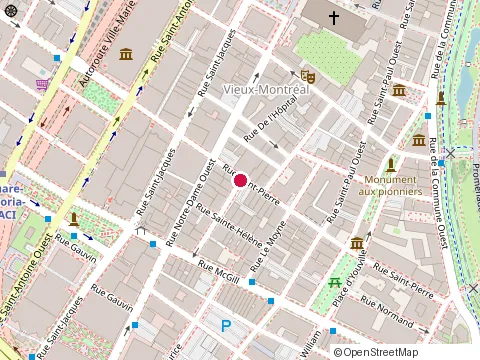Location of Group Gos at 428 Rue Saint-Pierre #101, Montréal