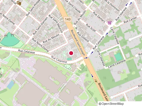Location of Groupe Action at 475 St Maurice, Drummondville