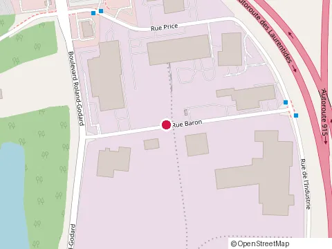 Location of Groupe Atlantis Construction at 840 Rue Baron, Saint-Jérôme
