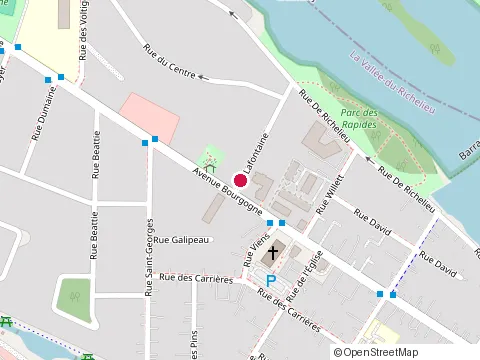 Location of Groupe Balex Inc. at 15 Rue Lafontaine, Chambly