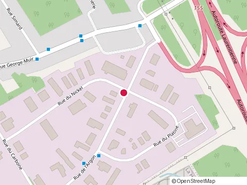Location of Groupe Bgr at 485 Rue de l'Argon, Québec