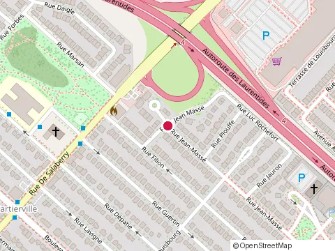 Location of Groupe Duracon Inc at 11874 Rue Jean-Masse, Montréal