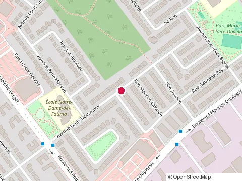 Location of Groupe Dynamitek at 9110 avenue Louis-Dessaulles, Montréal