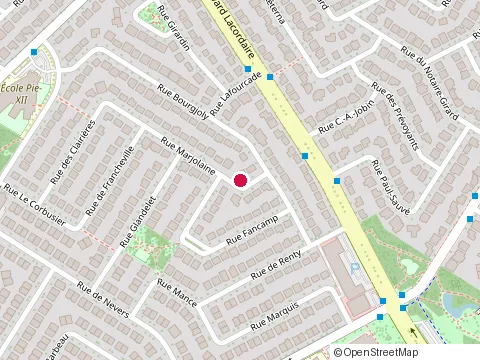 Location of Groupe Integro Inc. at 8685 Rue Marjolaine, Saint-Léonard