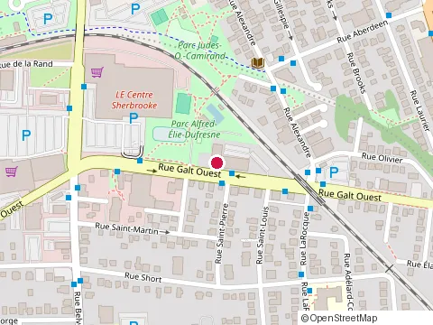 Location of Groupe Jps Construction le at 441 Rue Galt O, Sherbrooke