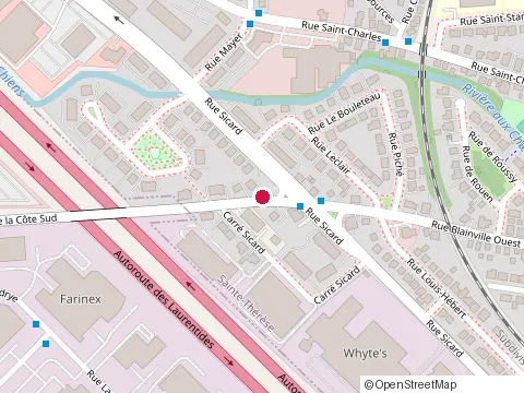 Location of Groupe la Licorne at 198 Rue Blainville O, Sainte-Thérèse