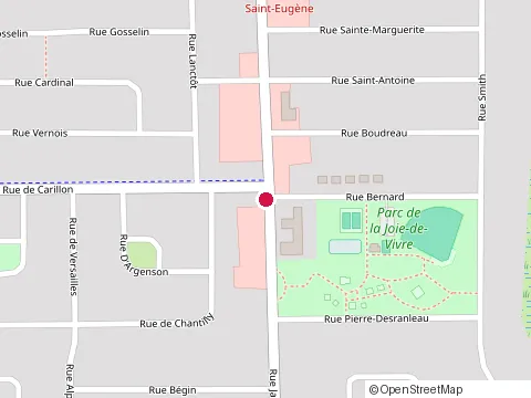 Location of Groupe Main d'Oeuvre Inc. at 147 Rue Bernard, Saint-Jean-sur-Richelieu