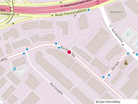 Location of Groupe Meridian Construction at 500 Rue Mccaffrey, Saint-Laurent