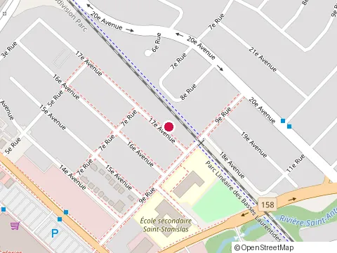 Location of Groupe Nova Climat Inc. at 455 17E Avenue N, Saint-Jérôme