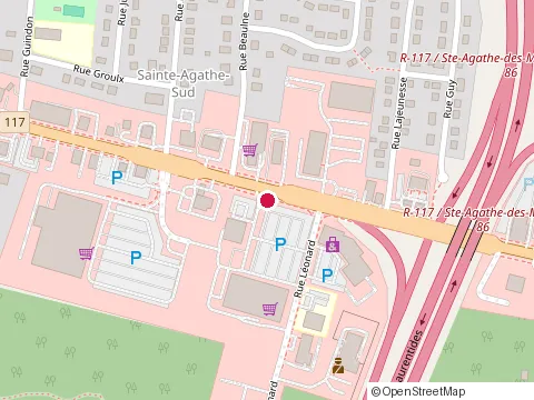 Location of Groupe Pelletier Construction at 491 Rue Léonard, Sainte-Agathe-des-Monts