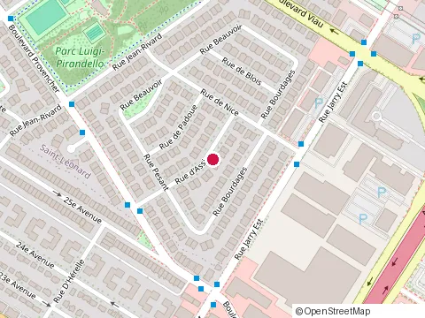 Location of Groupe Sba Inc at 4490 Rue d'Assise, Saint-Léonard