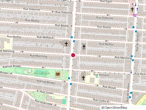 Location of Groupe Seccon Inc at 716 Rue Manning, Montréal