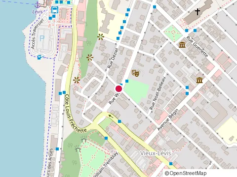 Location of Groupe Y Pilon Inc at 15 Rue Wolfe, Lévis
