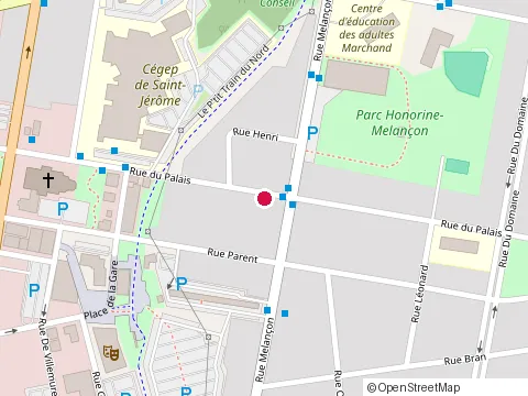 Location of Grt Laurentides at 444 Rue du Palais, Saint-Jérôme