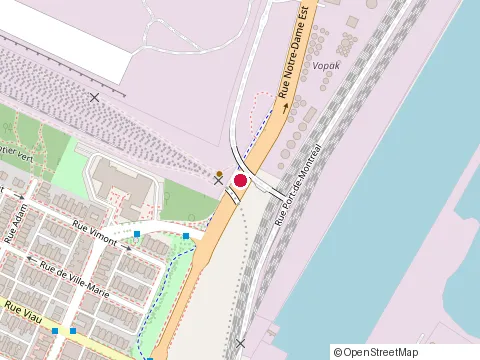 Location of Gsi Environnement Inc at 5227 Rue Notre-Dame E, Montréal
