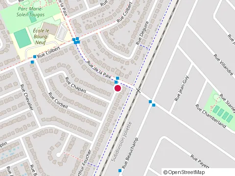 Location of Gteries Lulu at 209 Rue de la Paix, Repentigny