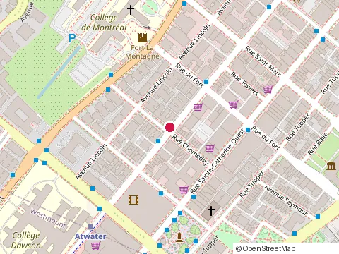 Location of Guide Avocats at 358-925 boulevard de Maisonneuve O, Montréal
