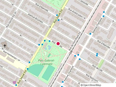 Location of Guitare Évasion at 9647 Rue de Lille, Montréal