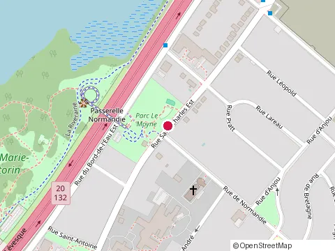 Location of Gustave et Simone at 288 Rue Saint-Charles O, Longueuil