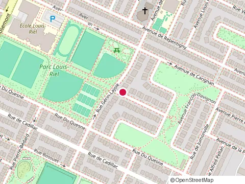 Location of Guy Asselin at 5333 Louis-Joseph-Doucet Av, Montréal