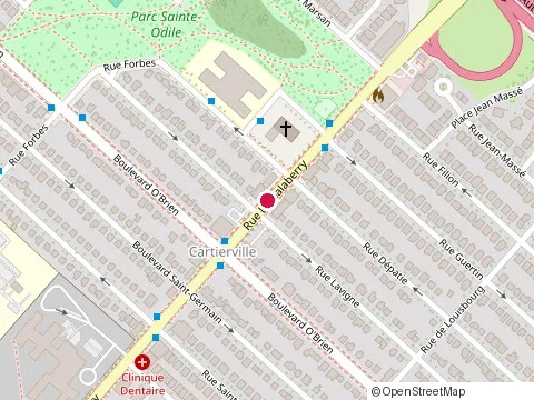 Location of Guy Champagne at 4621 Rue de Salaberry, Montréal