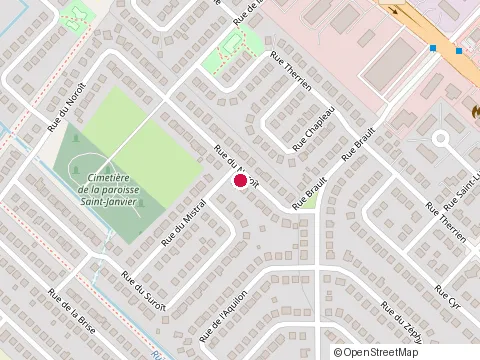 Location of Guztab at 17200 Rue du Mistral, Mirabel