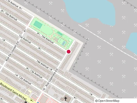 Location of Gvnails at 9196 16E Av, Montréal