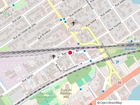Location of Gypro at 72 Rue Valois, Vaudreuil-Dorion