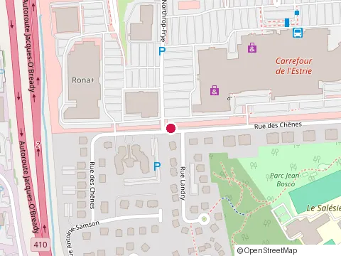Location of Gypsies Concept Inc. at 3104 Rue des Chênes, Sherbrooke