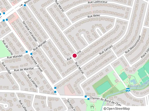 Location of H & d at 574 Rue Maurice, Laval