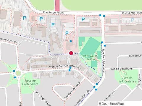 Location of Habitations Avantage at 61 avenue Carmen-Bienvenu, Beloeil