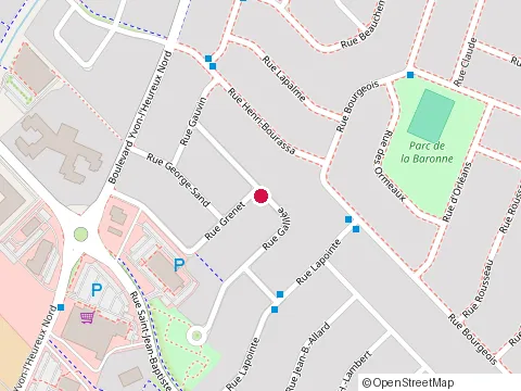 Location of Habitations Brod at 947 Rue Galilee, Beloeil