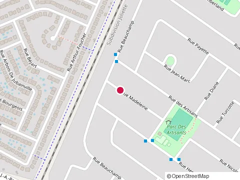 Location of Habitations Chic (les) at 92 Rue Paul Valéry, Repentigny