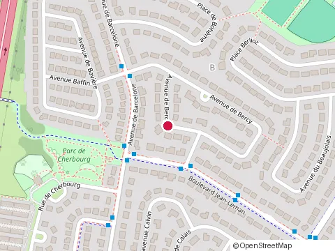 Location of Habitations Éco-Vie at 42 avenue de Bercy, Candiac
