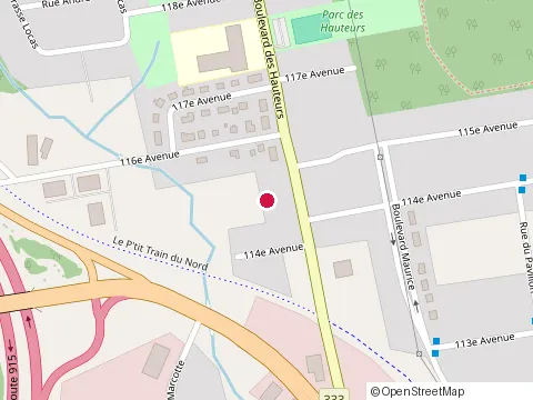 Location of Habitations Heritage at 33 Bd des Hauteurs B, Saint-Jérôme