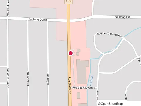 Location of Habitations Lévesque at 658 Rue Dufferin, Granby