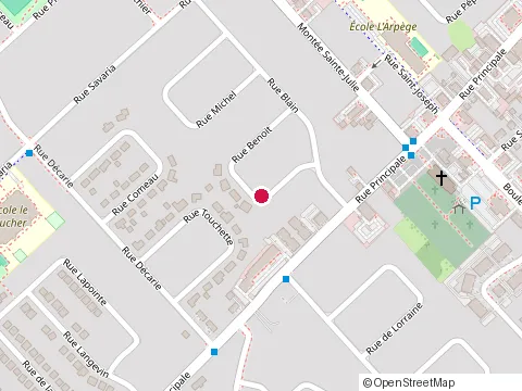 Location of Habitations Loiselle & Elle at 1773 Rue Benoît, Sainte-Julie