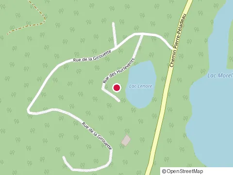 Location of Habitations Natura at 2012 Rue des Hurlevents, Sainte-Adèle