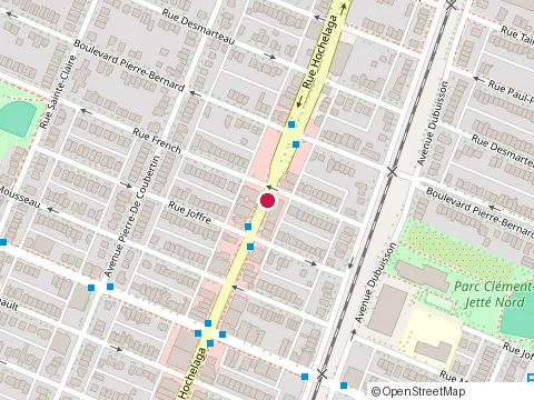 Location of Habitations Novertec at 8858 Rue Hochelaga, Montréal
