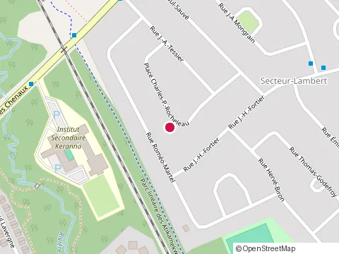 Location of Habitations Paris et Frères 2012 Inc. at 4000 Rue de Rapide-Blanc, Trois-Rivières