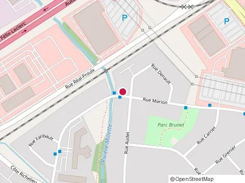 Location of Habitations Viagere at 5660A Rue Marion, Trois-Rivières