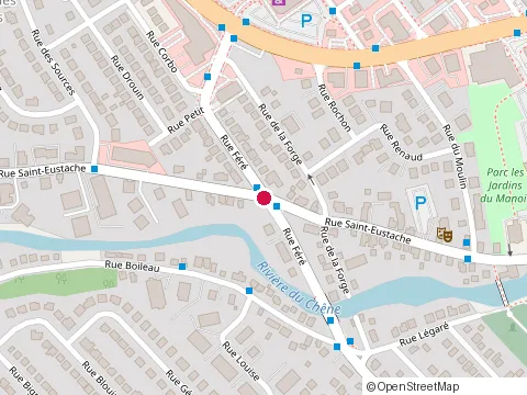 Location of Hache Excavation at 360 Rue Saint-Eustache, Saint-Eustache