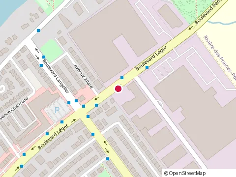 Location of Halte-Femmes Montréal-Nord at 6532 Boulevard Léger, Montréal-Nord