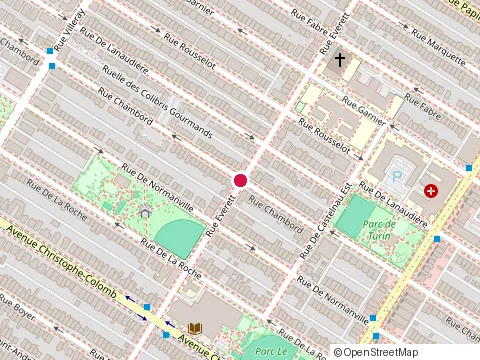 Location of Hard Core Demo et Creusage de Cave at 7358 Rue Chambord, Montréal