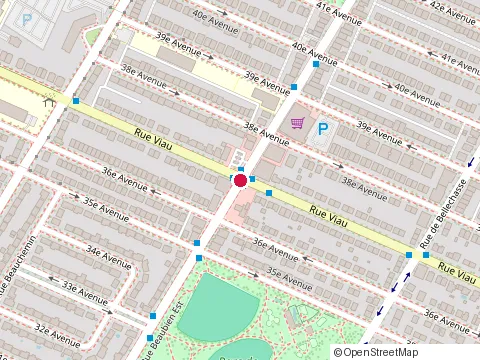 Location of Harel & Piette Comptables Agrées at 4935 Rue Beaubien E, Montréal