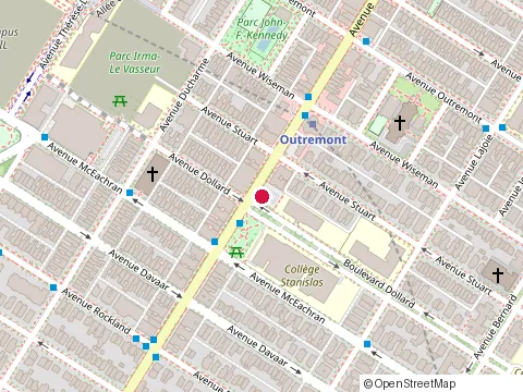 Location of Haru Sushi at 1478 avenue Van Horne, Outremont