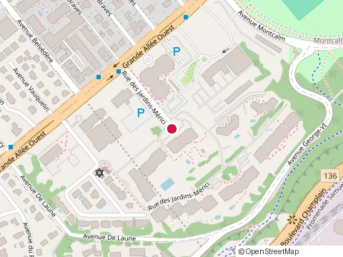 Location of Harvey & Assoc at 8 Rue des Jardins-Merici # 802, Québec