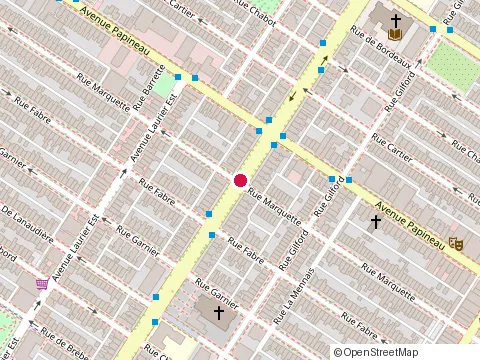 Emplacement de Harvey Suzanne au 1695 St Joseph Blvd E, Montréal