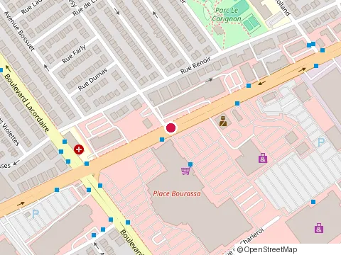 Location of Harvey'S at 5815 boulevard Henri Bourassa E, Montréal