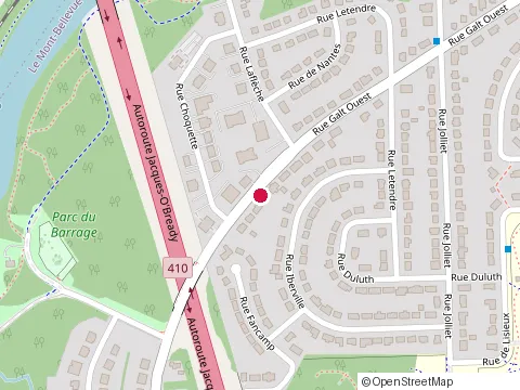 Location of Hassania Serenite at 3258 Rue Galt O, Sherbrooke